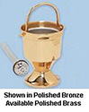 Holy Water Pot & Sprinkler-HP Brass