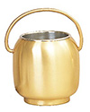 Holy Water Pot & Sprinkler-Satin Bronze