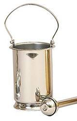 Holy Water Pot & Sprinkler-Stainless