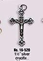 Medal-Crucifix, Silver, 1-1/2