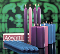 Advent Candles, Plain