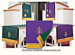 Parament-Bookmark, Purple/Green