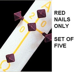 Paschal Nail Set-Red, Cathedral