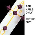 Paschal Nail Set-Red, Cathedral