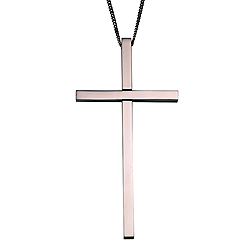Pectoral Cross & Chain, Silver
