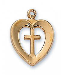 Pendant-Cross, Heart