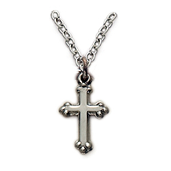 Pendant-Cross On 13" Chain