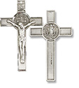 Pendant-Crucifix, St Benedict
