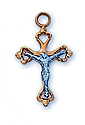 Pendant-Crucifix Two-Tone