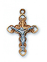 Pendant-Crucifix Two-Tone