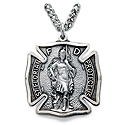 Pendant-St Florian, 24" Chain