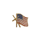Pin-Cross & American Flag