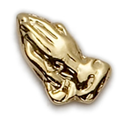 Pin-Praying Hands, Gold