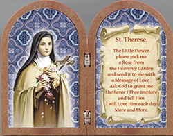 Plaque-St Theresa Diptych