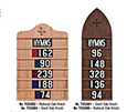 Register Board-Dark Oak