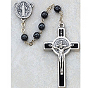 Rosary-Hematite, St Benedict