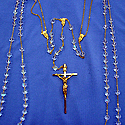 Rosary-Crystal Lasso-Gold