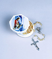 Rosary-White, Communion