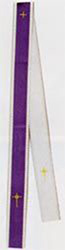 Stole-Purple/White