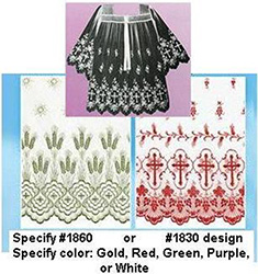 Surplice-Color? Size? Style 1830 Or 1860?