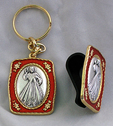 Visor And Keychain-Divine Mercy